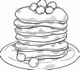 Pancakes coloring Page  Free Printable Coloring Pages sketch template