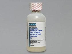 Lidocaine Viscous 2% Oral Solution by Roxane Laboratories ...