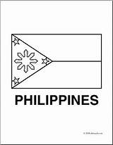 Clip Art Flags Philippines coloring Page – Abcteach sketch template
