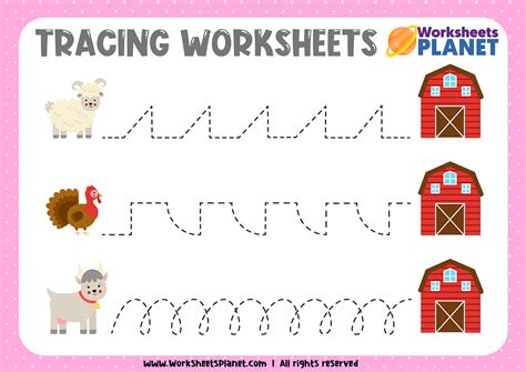 Tracing Activities for Kindergarten | Ready To Print