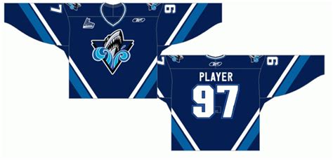 Rimouski Océanic Uniform - Road Uniform - Quebec Maritime Jr Hockey League (QMJHL) - Chris ...