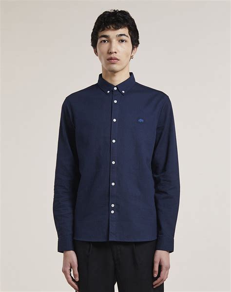 BELLFIELD HOLYWELL MEN'S SHIRT IN NAVY – Bellfield Clothing ...