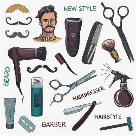 Barber Tools Vector Design Images, European And American Vintage Barber Shop Tools, Shop Clipart ...