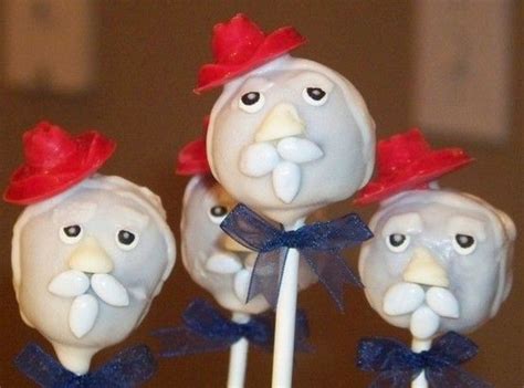 Mom's Killer Cakes & Cookies Ole Miss Mascot Beloved Colonel Reb Cake Pops… | Ole miss, Hotty ...