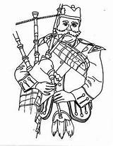 Kilt Coloring Pages Coloring Pages sketch template