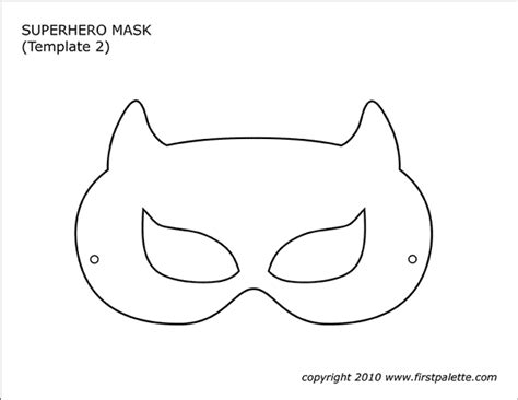 Superhero Mask Templates | Free Printable Templates & Coloring Pages ...