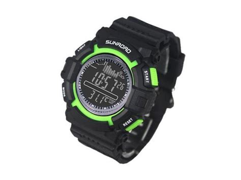 Multi-function Digital Fishing Barometer Waterproof Wrist Watch ...