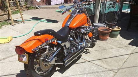 Buy Harley Davidson Limited Edition, Custom 1993 Orange on 2040-motos