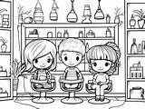 Hair Salon Coloring Pages Top 32 Free Printable Designs sketch template