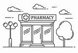Pharmacy Sylbols Colouring Pages Sketch Coloring Page sketch template