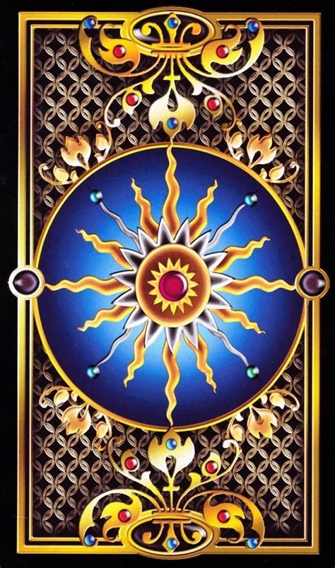 Back of Gilded tarot | Tarot cards art, Tarot, Tarot card decks