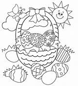 Easter Basket coloring Pages  ColoringLib sketch template