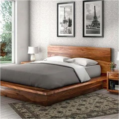 Modern Solid Wood Bed at ₹ 25000 | Wooden Double Bed in Mehmedabad | ID: 21840240888