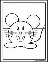 Mouse Coloring Pages To Print And Customize For Kids sketch template