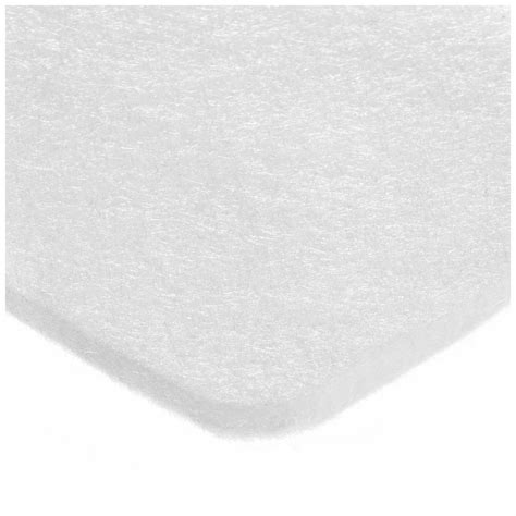 Sheet, White, Polyester Filter Felt Sheet - 797P35|BULK-FFS-PET-27 - Grainger