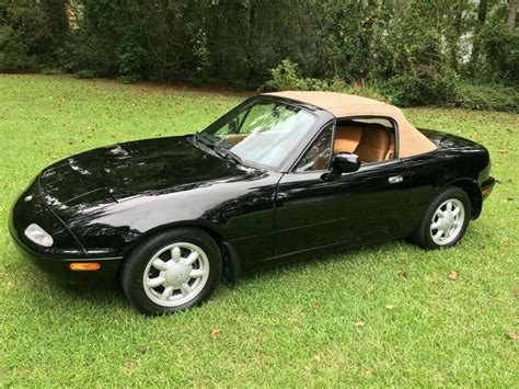 1993 Mazda Miata Convertible Black RWD Manual - Classic Mazda Miata ...