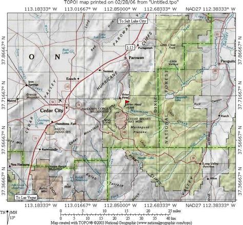 Iron County area map : Photos, Diagrams & Topos : SummitPost