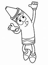 Cartoon Crayon Coloring Page  Free Printable Pages For Kids sketch template