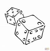 Playing Dice coloring Page  Free Printable Coloring Pages sketch template