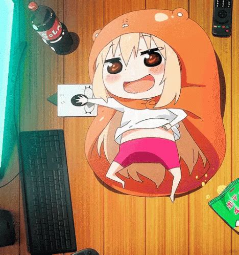 Anime Lazy GIF - Anime Lazy Umaru - Discover & Share GIFs Chibi Anime, Anime Kawaii, Manga Anime ...