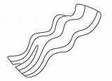 Bacon Emoji coloring page  ColouringPages sketch template