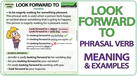 LOOK FORWARD TO - Phrasal Verb Meaning & Examples in English | สังเคราะห์ข้อมูลที่เกี่ยวข้องlook ...