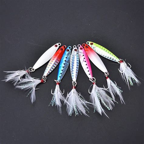 Metal Jig 10g Jigging Lure Lead Fish Fishing Lure Fishing Metal Lures ...