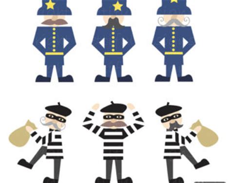 cops and robbers clipart - Clip Art Library
