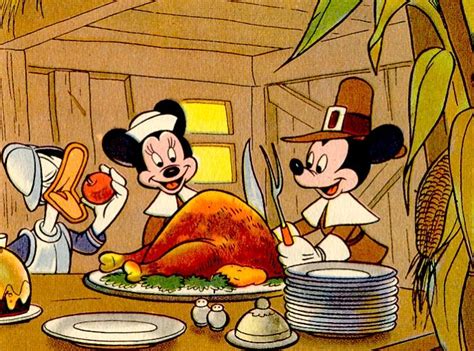 Thanksgiving with Mickey: Festive Wallpaper for Sharing