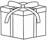 Gift Coloring Page  Home sketch template