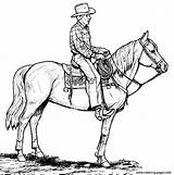 Cowboy Western Horse S7f84 Coloring Page Printable sketch template