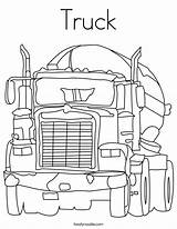 Big Rig Trucks Coloring Pages Sketch Page sketch template