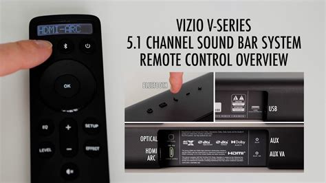 Vizio 2.1 Sound Bar Remote Manual