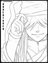 Undertaker Black Butler Coloring Pages Coloring sketch template
