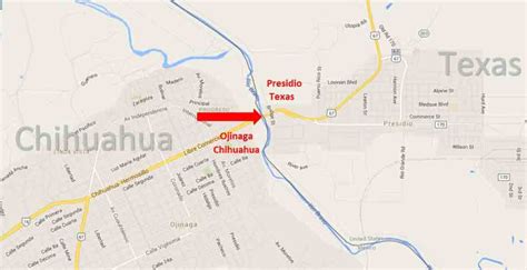 Presidio, Texas – Ojinaga, Chihuahua Border Crossing - Drive Mexico ...