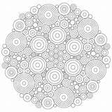 Free Circles Coloring Page Download Png  sketch template