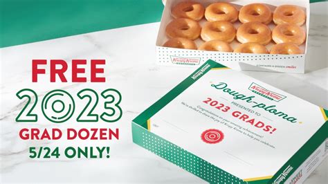 Graduates Get 12 FREE Krispy Kreme Donuts On May 24