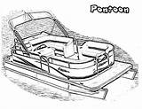 Bass Boat Coloring Pages sketch template