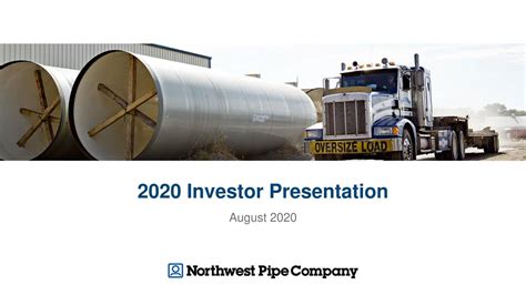 Northwest Pipe Company 2020 Q2 - Results - Earnings Call Presentation ...