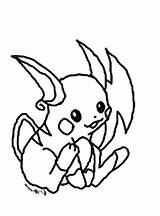 Drawing Of Raichu Coloring Page  Color Luna Avengers coloring Pages sketch template