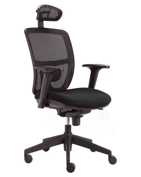 "Project" High Mesh Back Office Chair + Headrest