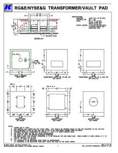 Transformer Vault Pad - RG&E/NYSEG Trans. - Kistner Concrete Inc.