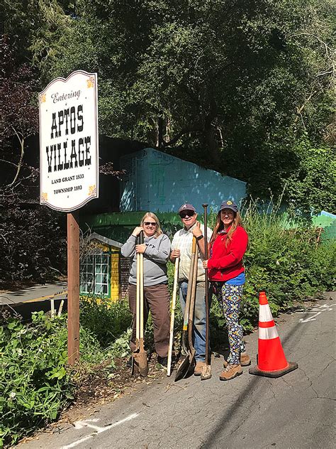 New Welcome Sign in Aptos Village — Times Publishing Group, Inc.