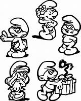 Coloring Smurf Pages Papa Print Kids Printable Smurfs Cool2bkids  sketch template