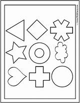Unlocking Creativity With Coloring Pages Of Shapes sketch template