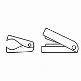 Office Stapler Drawings Illustrations Royalty Free Vector Graphics  sketch template