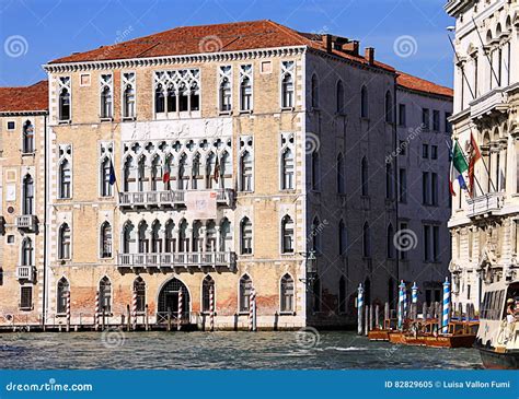 Venice, Italy - Ca` Foscari on Grand Canal Editorial Image - Image of lagoon, educate: 82829605