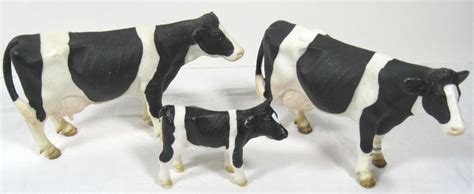 Schleich Black & White Milk Cows & Calf Holstein Farm Animals 2000 | Animals, Cow calf, Farm animals