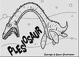 Water Dinosaurs Coloring Pages  BubaKidscom sketch template
