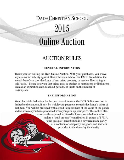 2015 Online Auction by Dade Christian School - Issuu